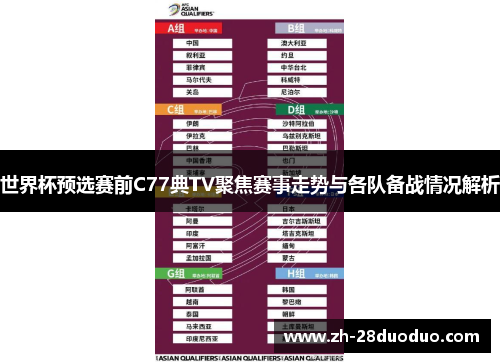 世界杯预选赛前C77典TV聚焦赛事走势与各队备战情况解析